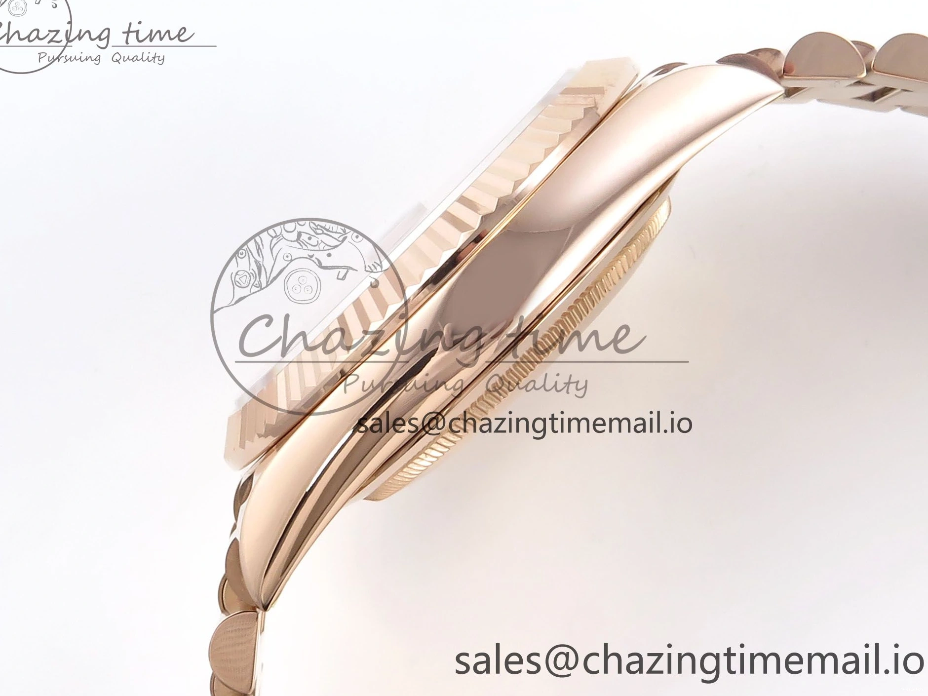 Edition RG Best Weight) Noob on Roman A2836 Bracelet 228235 Dial President 1:1 Date 40 Day (Gain Brown 0503